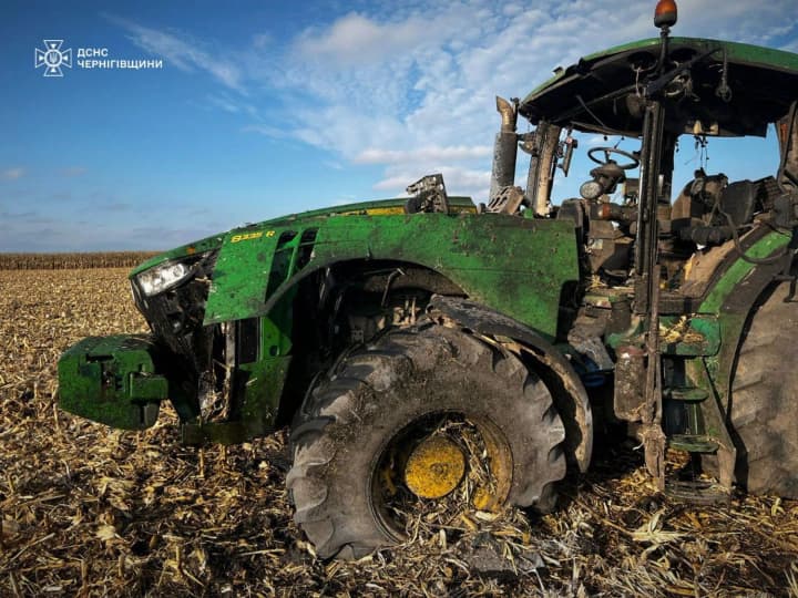 Під час польових робіт на Чернігівщині внаслідок детонації залишків дрона загинули люди