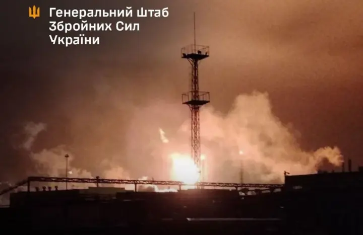 The General Staff of the Armed Forces of Ukraine officially confirmed strikes on oil refining and chemical facilities in Russia and occupied Kherson region