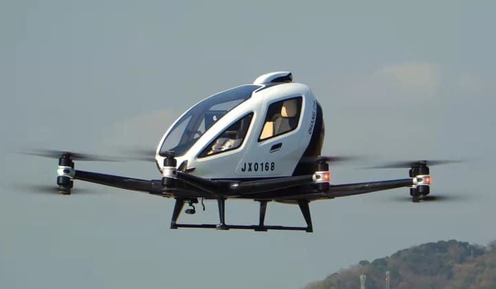 Китайська компанія EHang планує запуск доступних аеротаксі eVTOL у найближчі роки - FT