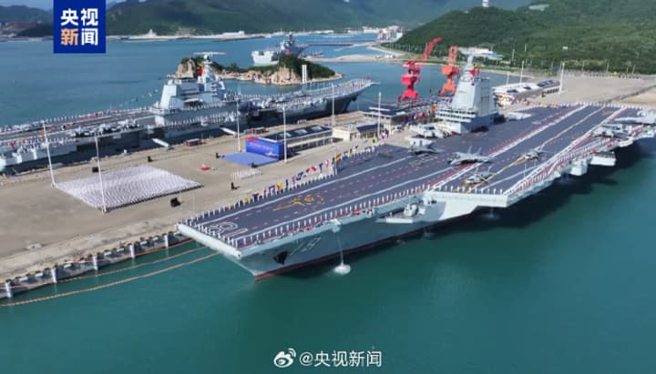 China launches new aircraft carrier with electromagnetic catapults in race with US