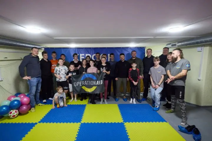 A children's space has been opened in Kherson where children can learn and develop for free