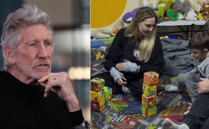 Pink Floyd founder Roger Waters accused Angelina Jolie of ignorance over her trip to Ukraine