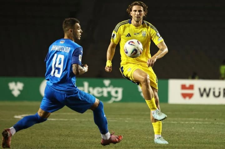 Ukraine's national team suffered a crushing defeat to France in the 2026 World Cup qualifiers