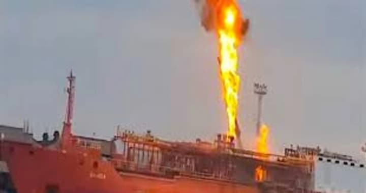 After the Russian attack on the port of Izmail, gas pumping equipment caught fire on the vessel: an operational headquarters has been deployed, there are no grounds for evacuation