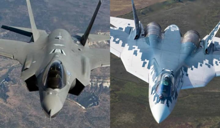 Rare flight: US and Russian stealth jets cross paths at Dubai Airshow - Bloomberg