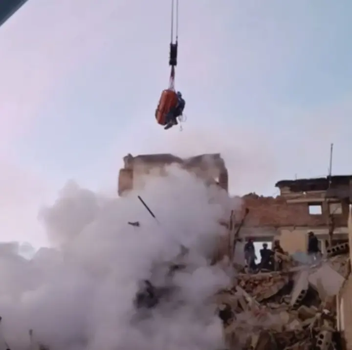 A 20-year-old boy, who was trapped between slabs, was pulled alive from under the rubble in Ternopil - Mayor Nadal