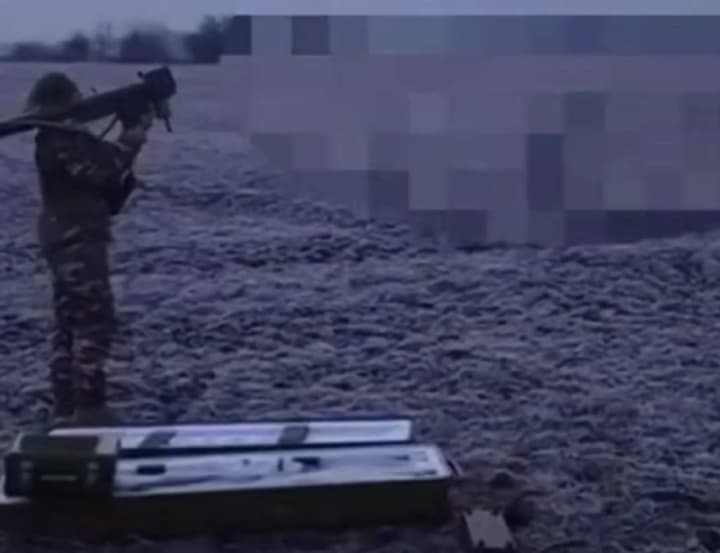 ВСУ показали сбитие мобильной группой вражеской ракеты "Калибр" из ПЗРК в Хмельницкой области