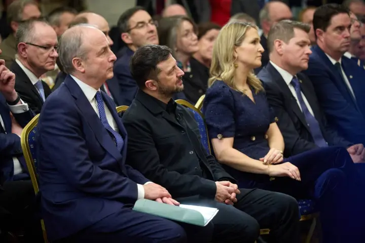 Сотрудничество и восстановление: во время встречи Зеленский призвал ирландский бизнес инвестировать в Украину