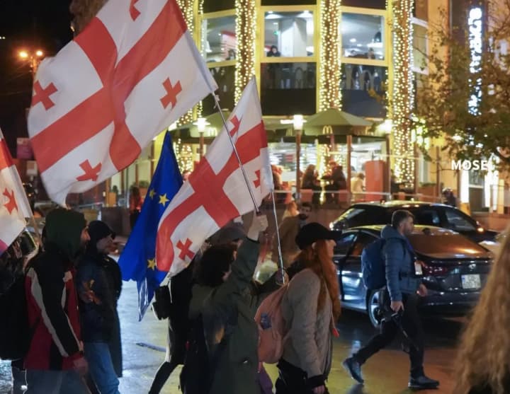 Протестующие в Тбилиси требуют международной проверки разгонов акций