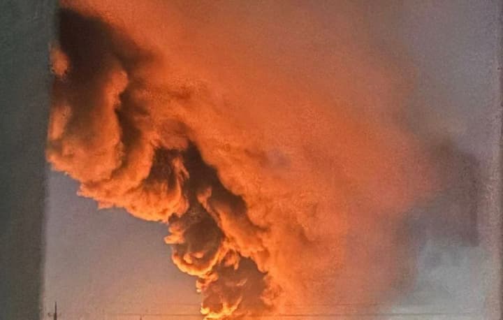 Луцк атакован вражескими БПЛА в новогоднюю ночь