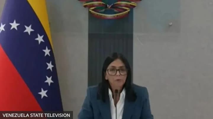 Віцепрезидентка Венесуели назвала Мадуро єдиним лідером країни та відкинула заяви Трампа