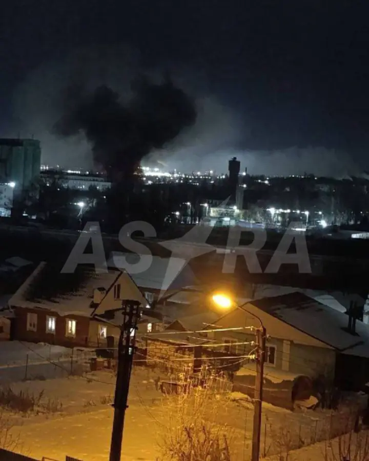 Russia reports that the "Energiya" plant caught fire in Yelets after a drone attack