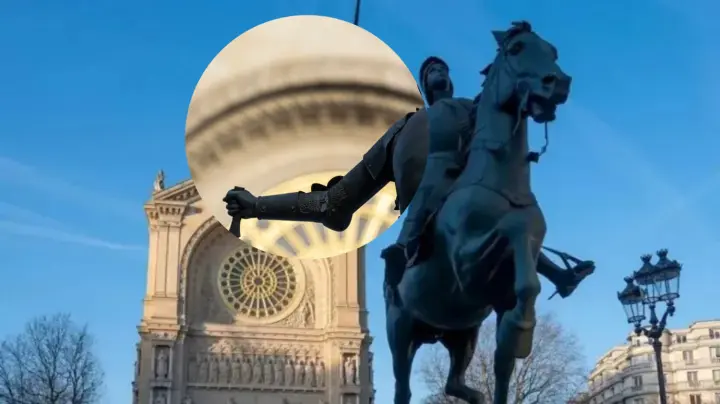 В Париже задержан мужчина, похитивший меч со скульптуры Жанны д'Арк