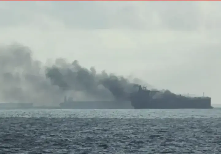 Oil tanker Elbus hit by drone in Black Sea, called a "shadow fleet" vessel - media