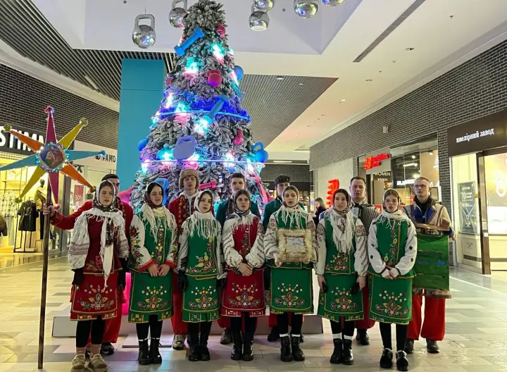 Роксолана Пыртко о Маланке и колядниках в ТРЦ "Spartak": как зимние традиции звучат в городе