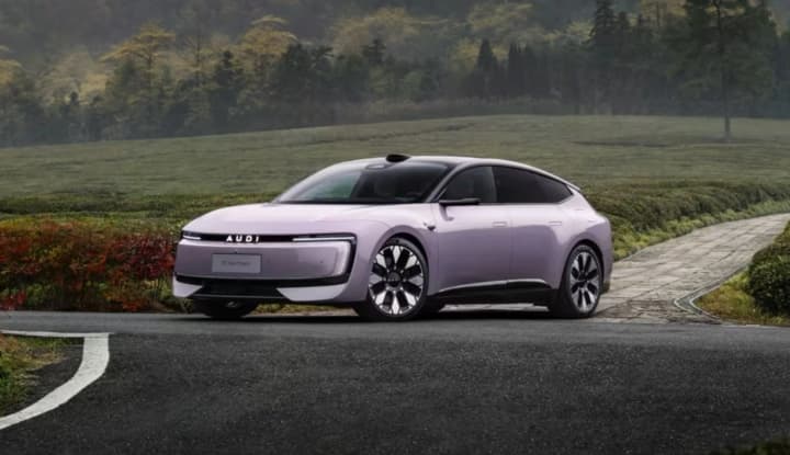 The AUDI E5 Sportback electric car became "Car of the Year in China 2026"