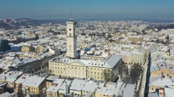In Lviv, a Russian drone damaged the stained glass windows of a historic church