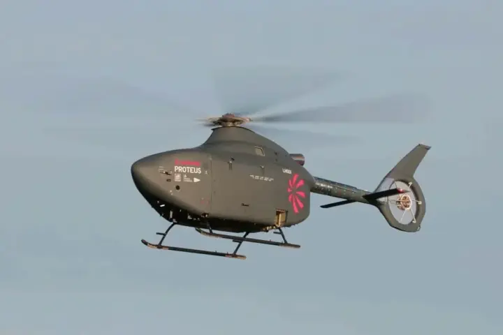 Britain sees first flight of autonomous military helicopter