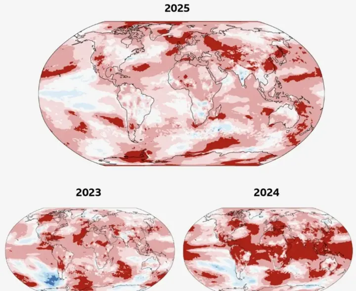 Глобальні температури у 2025 році знизилися, проте вчені попереджають про нові рекорди