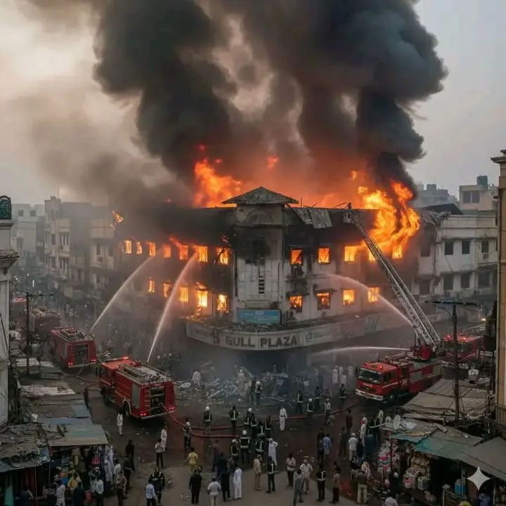 Пожежа у торговому центрі в Пакистані забрала життя 14 людей, десятки зникли безвісти