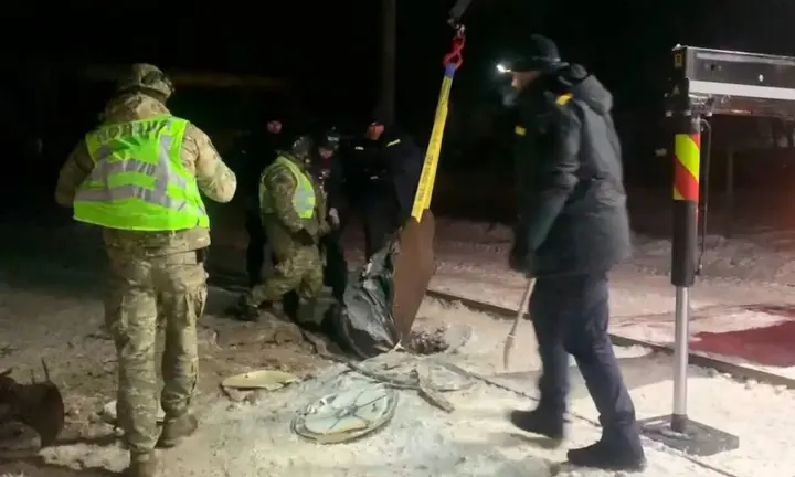 Russian attack on Kyiv on January 24: police neutralized a half-ton warhead of an Iskander-M missile