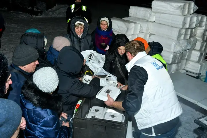 Зеленський: за добу у Києві та області майже 30 тис. людей отримали гаряче харчування, готові збільшувати масштаб допомоги