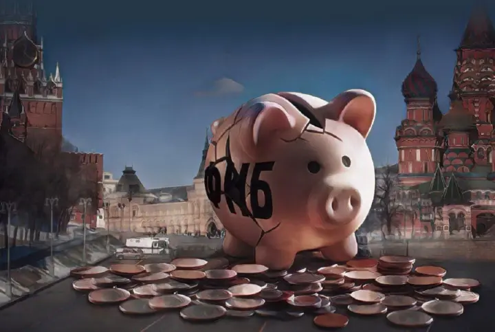 Один із найбільших банків рф прогнозує вичерпання "заначки" росії протягом року
