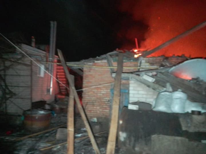 Russian drones attacked Dnipropetrovsk region: two dead and fires in residential areas