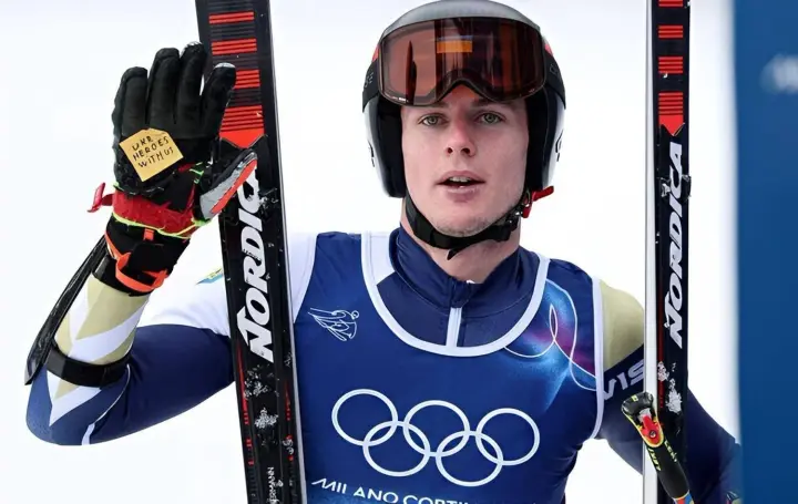 Український гірськолижник підтримав Гераскевича гучним жестом на Іграх-2026