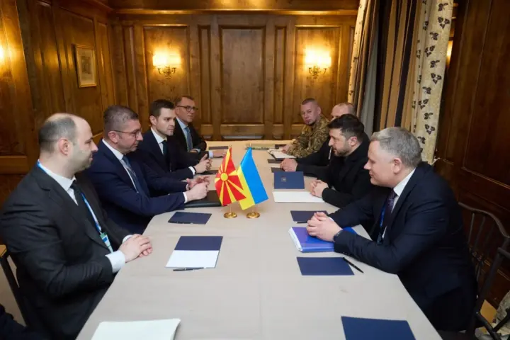 Zelenskyy revealed to the Prime Minister of North Macedonia the situation at the front and the consequences of Russian attacks