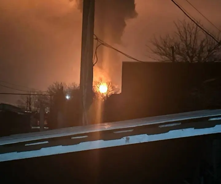 In the Krasnodar Krai, a fire broke out at the Ilsky oil refinery after a UAV attack