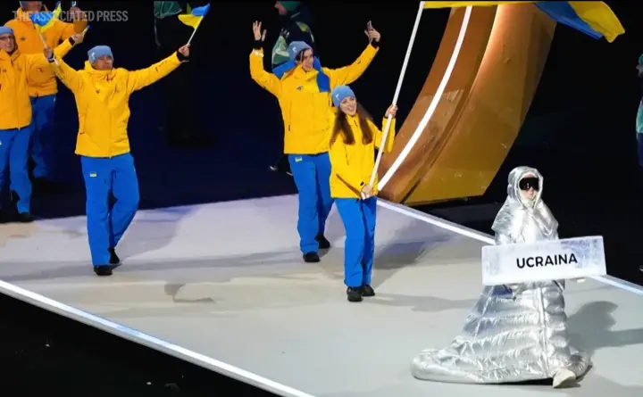 At the opening of the Olympic Games, the Ukrainian team's sign was carried by a Russian woman - media