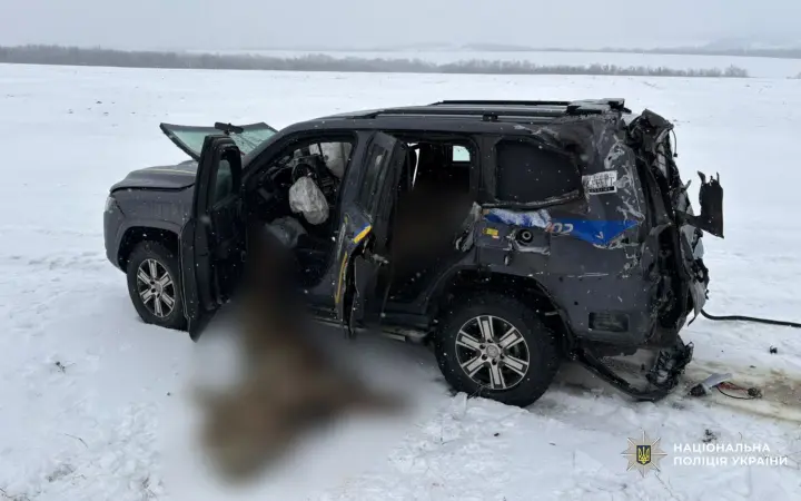 Російський безпілотник атакував авто "Білих Янголів" на Харківщині, загинули двоє поліцейських