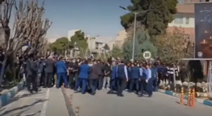Iranian students resume mass anti-government protests for the first time since January shootings