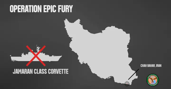 США заявили про ураження іранського корвета класу "Джамаран", він тоне в Оманській затоці