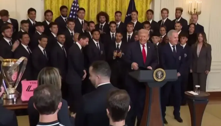 Трамп прийняв у Білому домі чемпіонів MLS "Інтер Маямі" та їхнього капітана Мессі