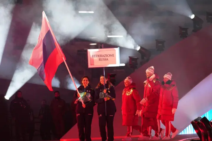 First time since 2014: Russian delegation marched under national flag at Paralympic opening ceremony