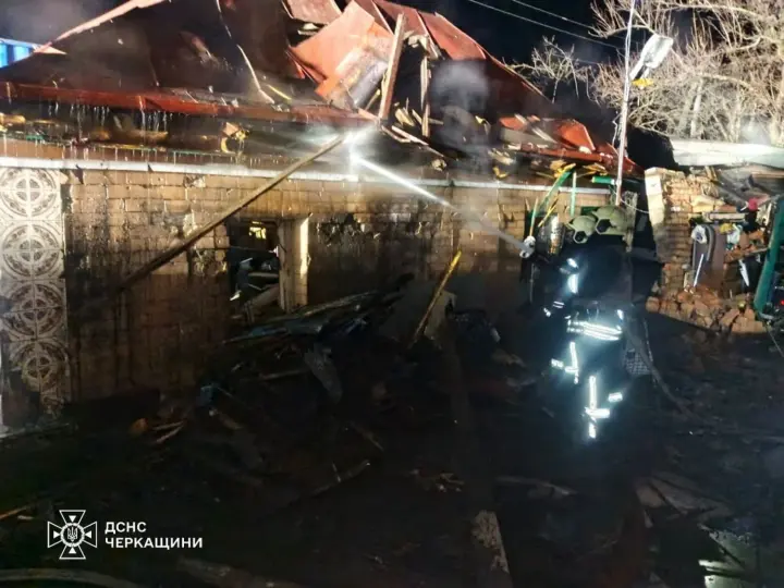 В Черкасской области из-за российской атаки дронами пострадали женщина с детьми