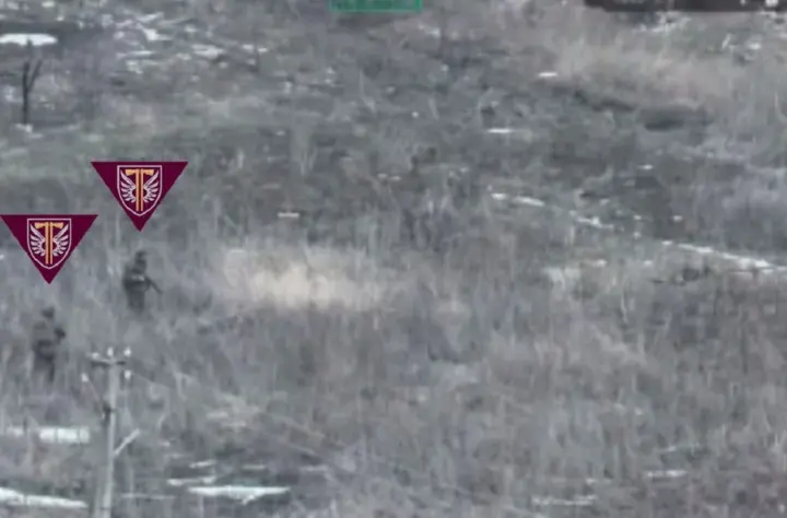 Paratroopers of the 77th Airmobile Brigade showed the elimination of a group of occupiers near Zahryzove in the Kupyansk direction