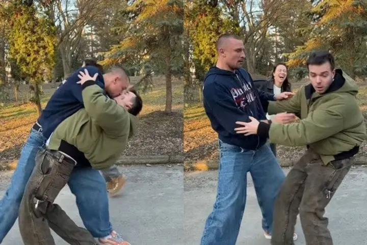 Taras Tsymbalyuk passionately kissed Anna Trincher's ex-boyfriend