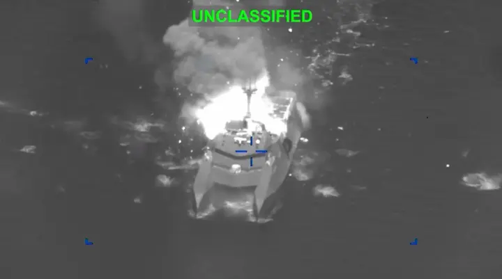 Trump announced the complete destruction of ten Iranian mine vessels