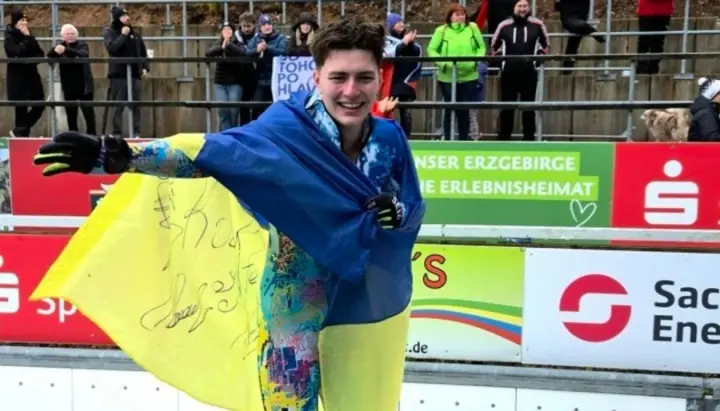 Ukrainian Lavreniuk becomes world junior skeleton champion in two categories - NOC