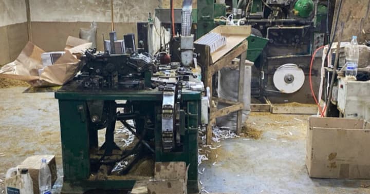 An underground tobacco factory producing 50,000 packs of cigarettes per day was shut down in Cherkasy region