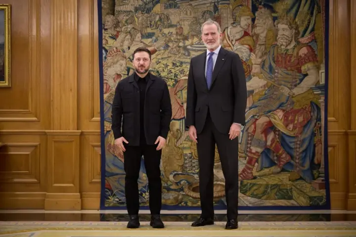 Zelenskyy met with King Felipe of Spain