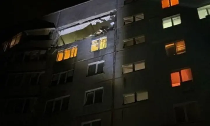 Lightning drone strike on Kharkiv high-rise: two women injured, windows blown out of building