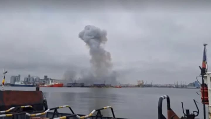 У порту Констанца вибухнув морський дрон. Міноборони Румунії каже, це безпілотник "типу, що використовувався у війні в Україні"
