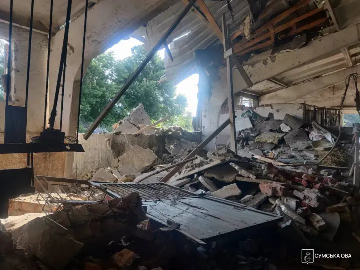 росіяни атакували кінну школу на Сумщині та вбили тварин