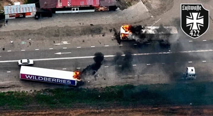 Дрони 422-го полку "LUFTWAFFE" уразили російські логістичні шляхи