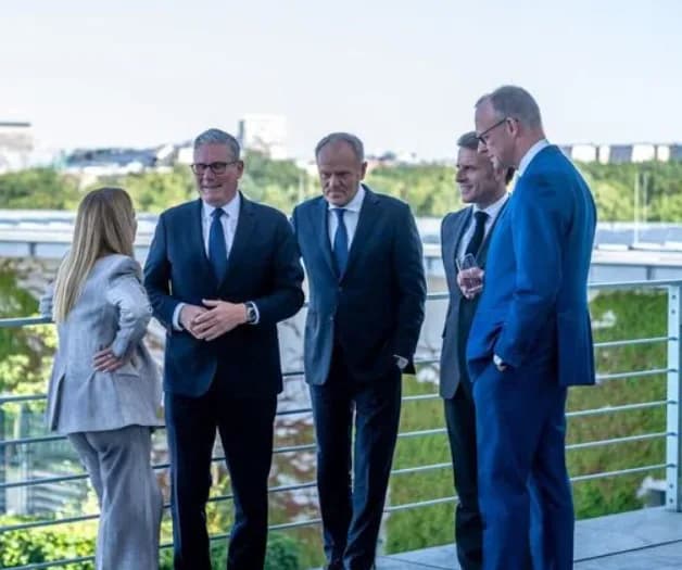 At the E5 meeting in Berlin, European leaders pledged not to stop supporting Ukraine