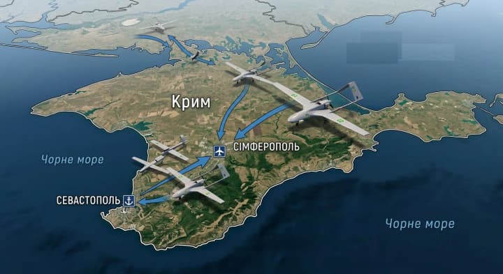 В Крыму массированная атака на Симферополь и Севастополь, сообщают об ударах по Таврической ТЭС